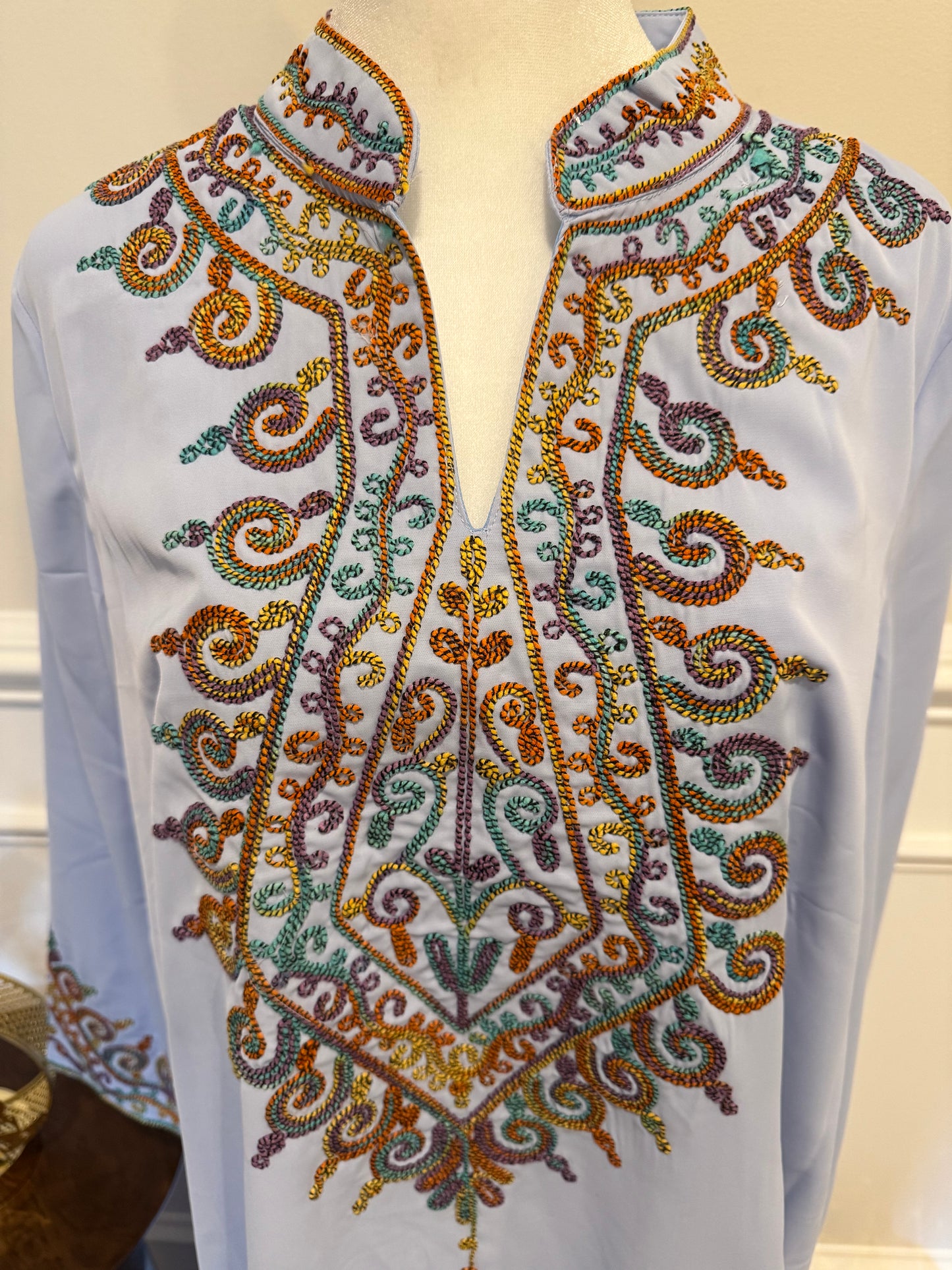 Casual Embroidered Dress