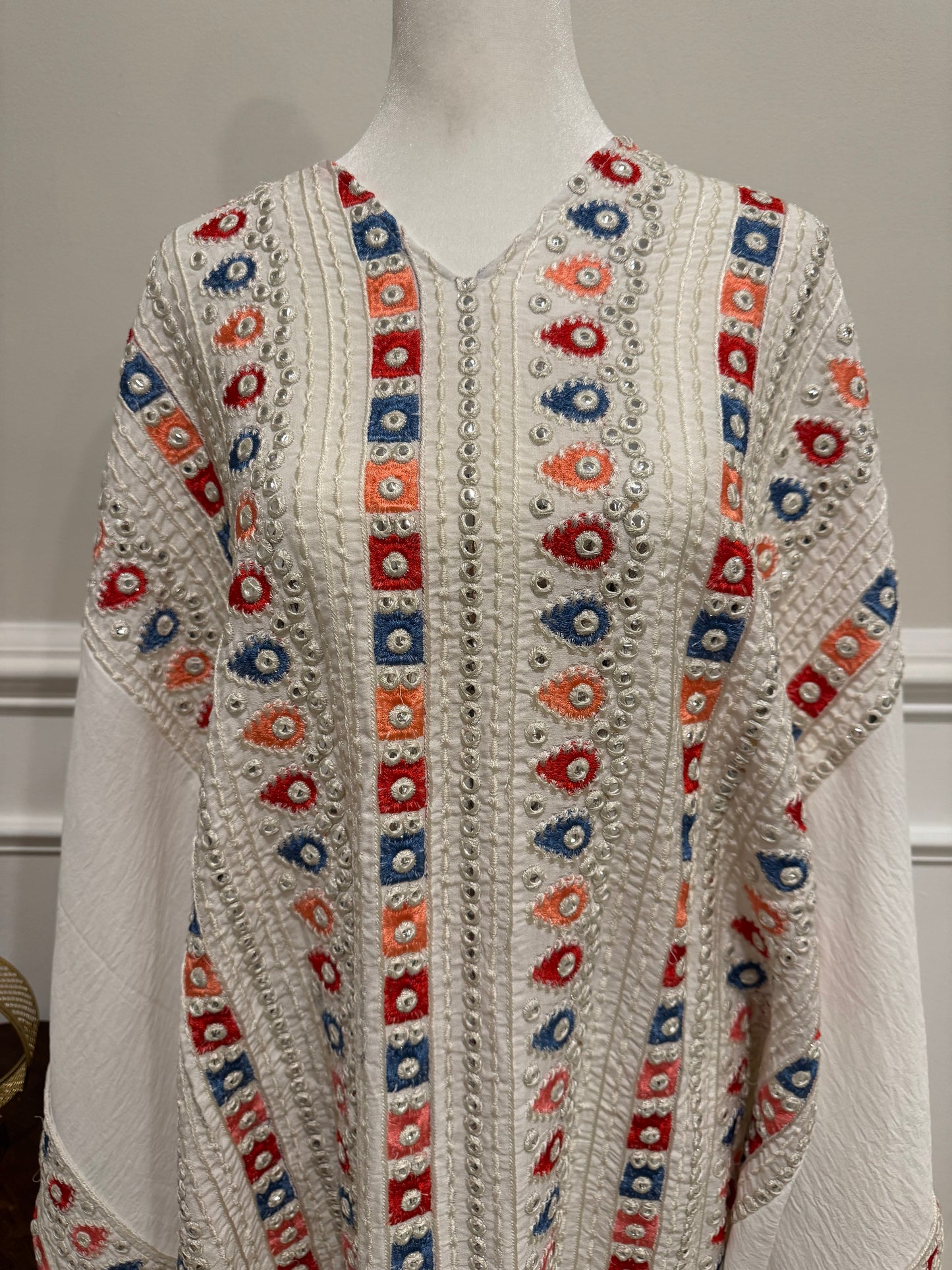 Embroidered Butterfly Dress - Mirrors Style