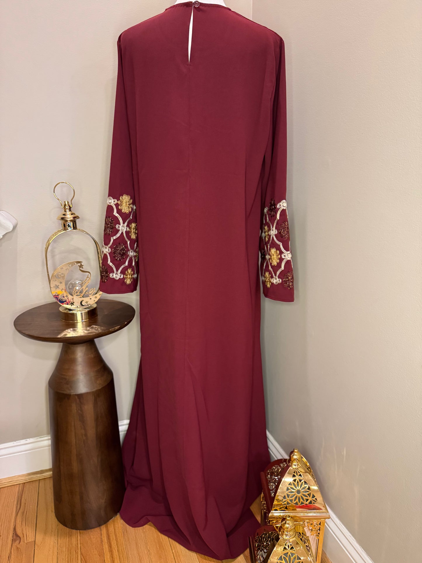 Embroidered Jalabiya Women Dress