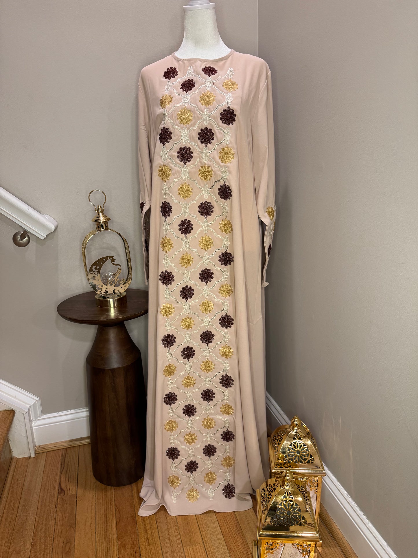 Embroidered Jalabiya Women Dress