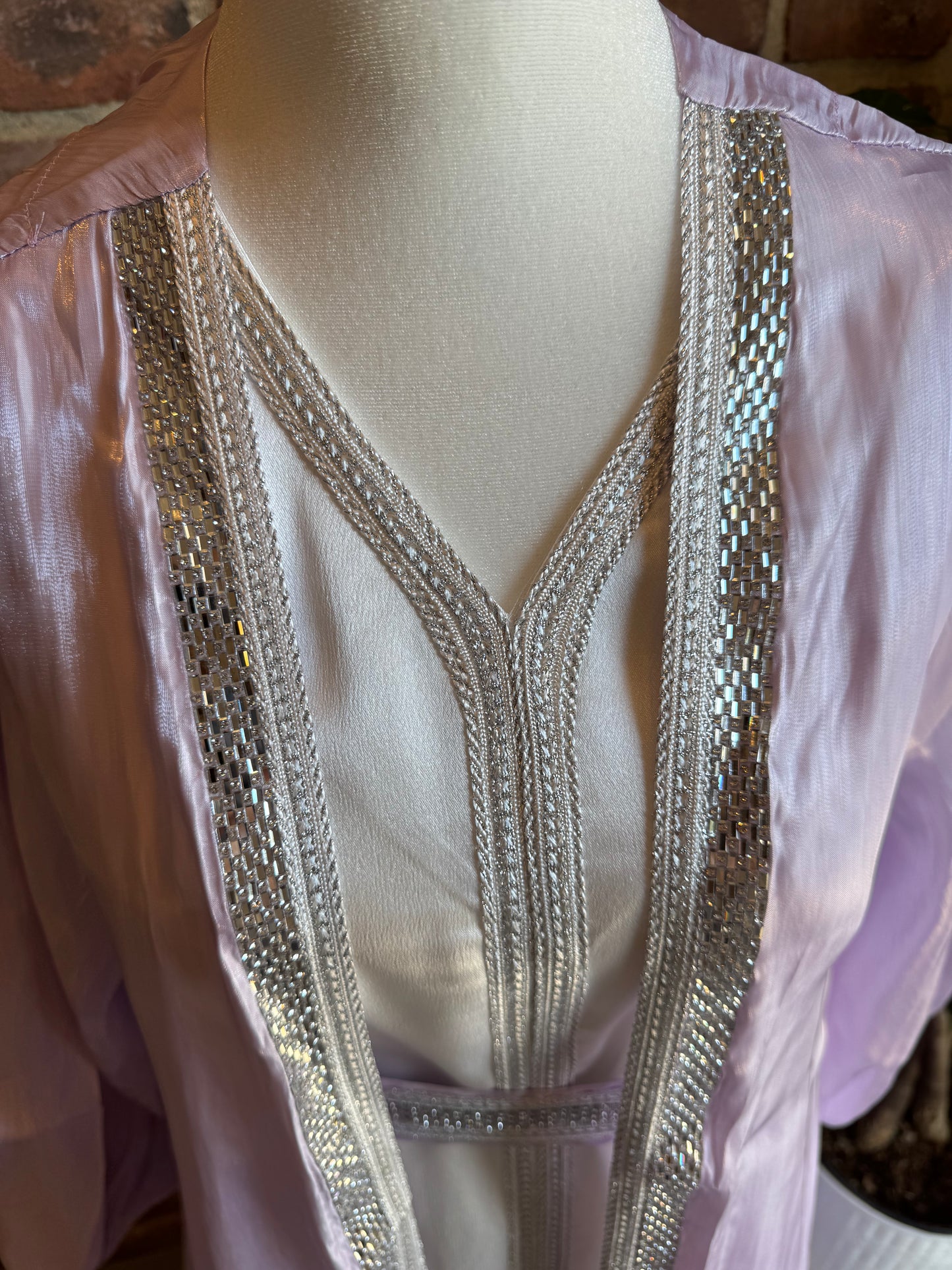 Two Piece Abaya set with Belt