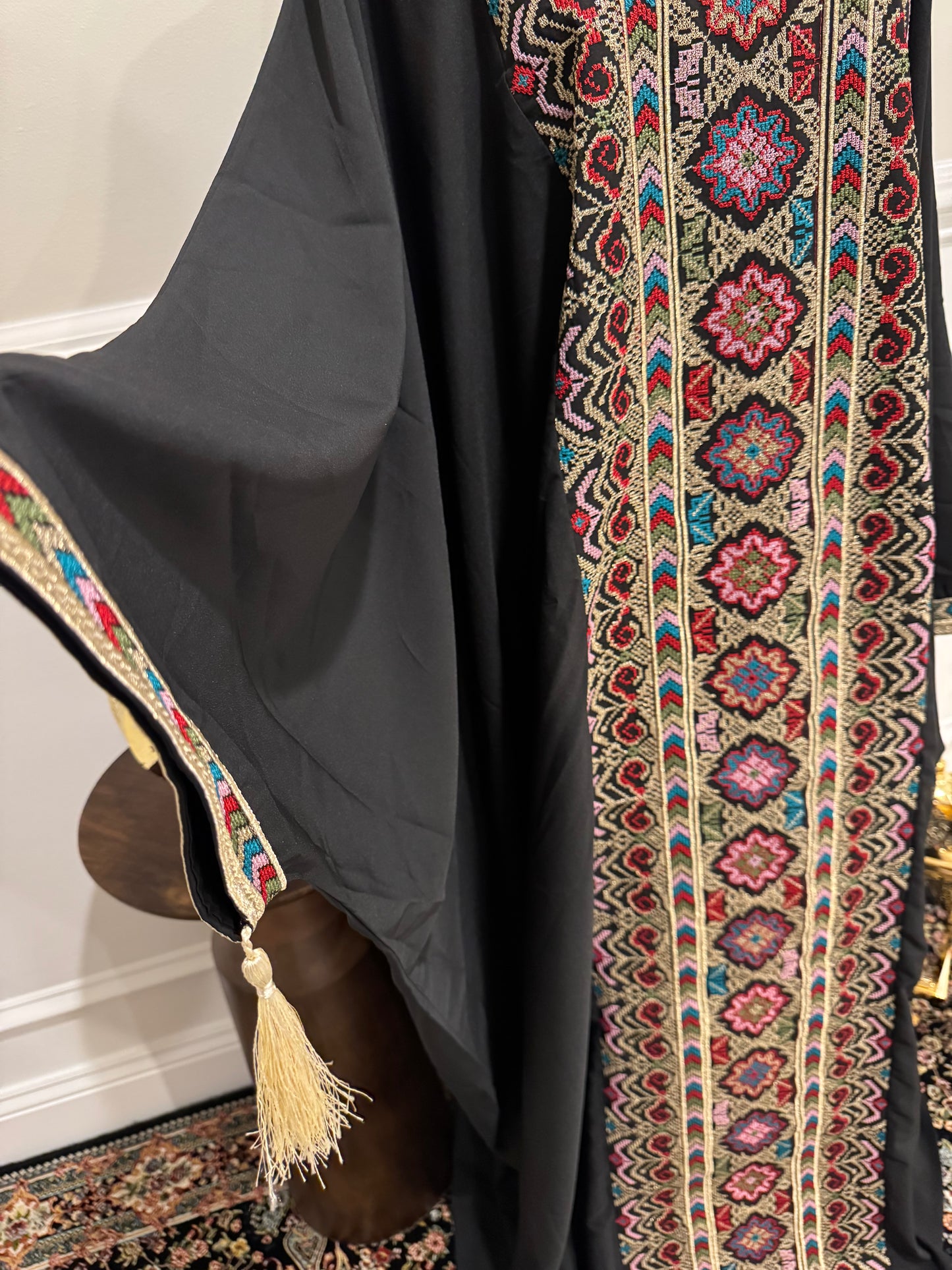 Elegant embroidered butterfly dress