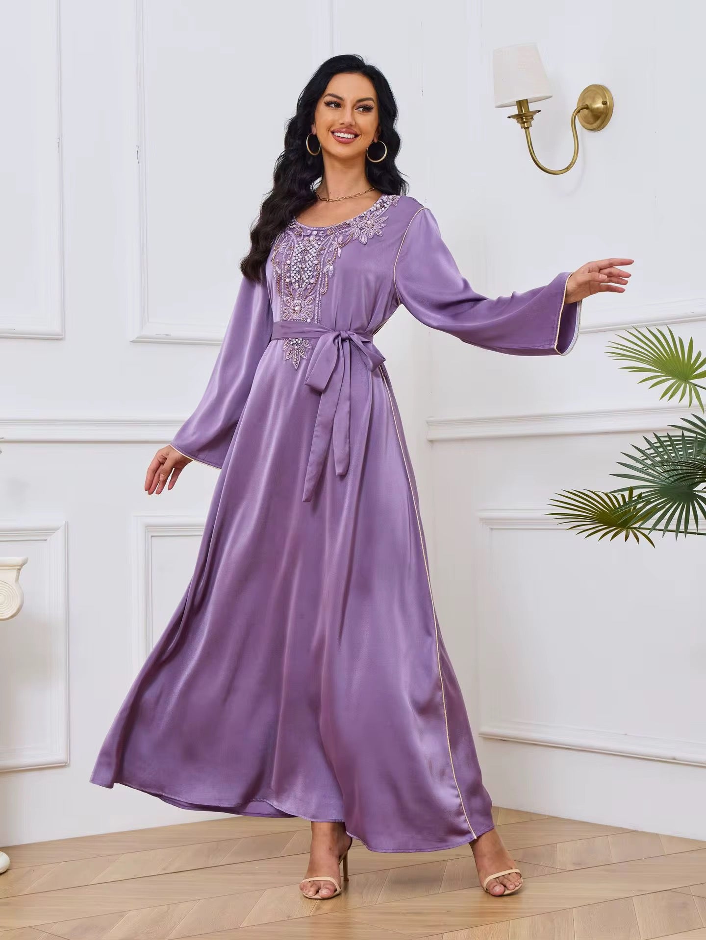 Abaya Dress - Purple