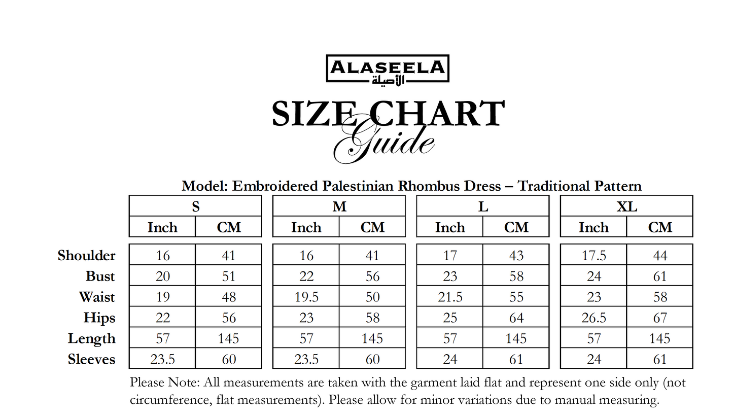 Embroidered Palestinian Rhombus Dress – Traditional Pattern
