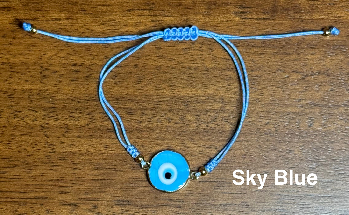 Evil Eye String Bracelet
