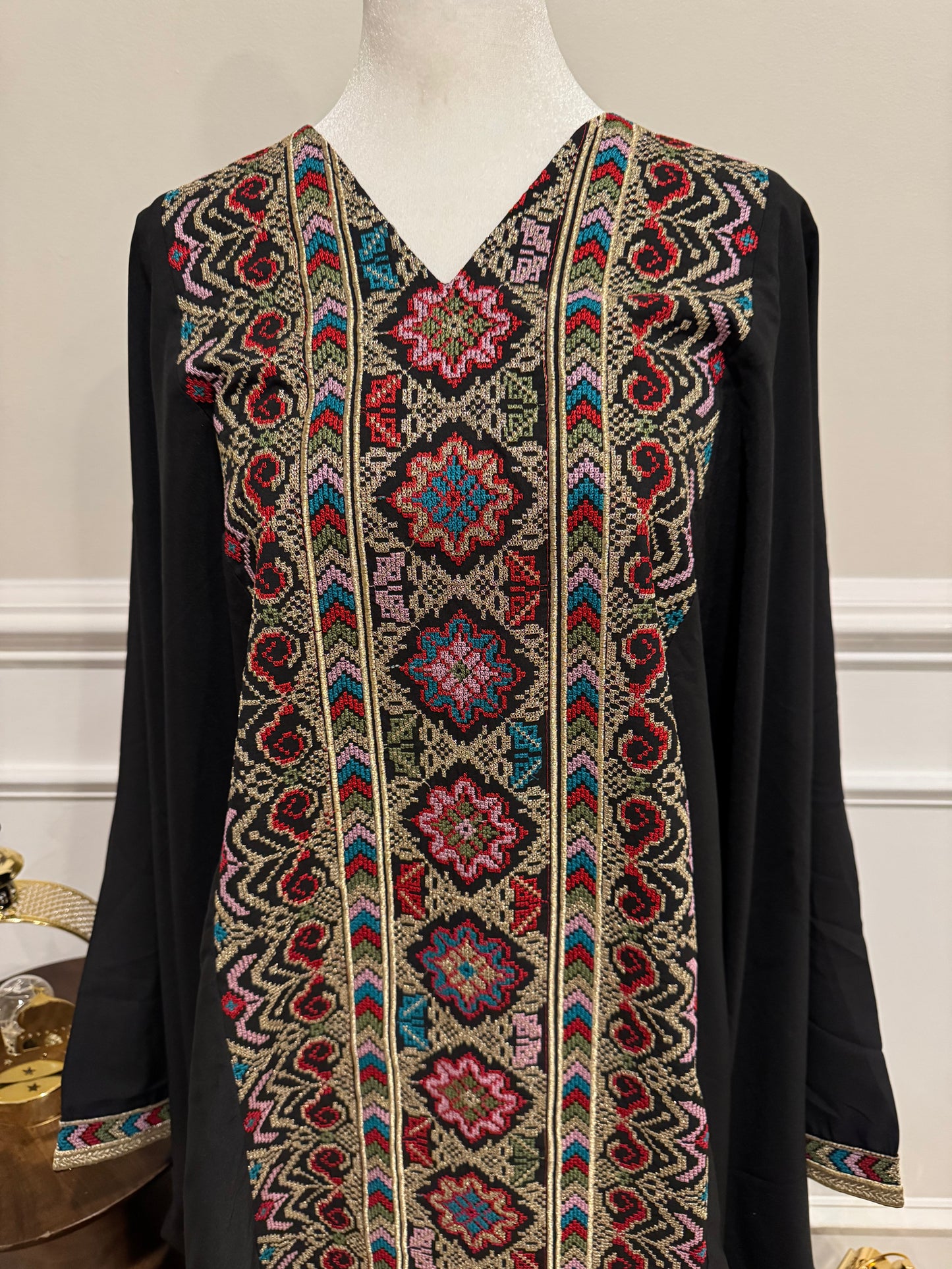 Embroidered Butterfly Dress