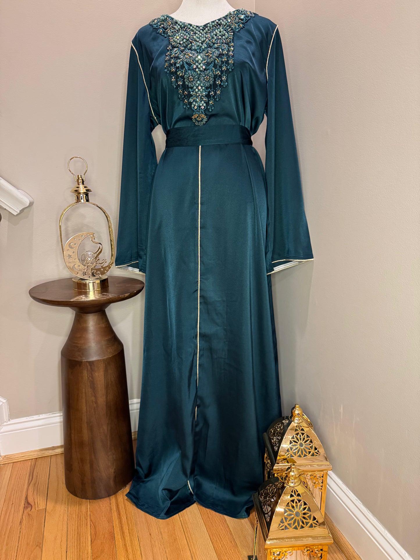 Abaya Dress - Dark Green