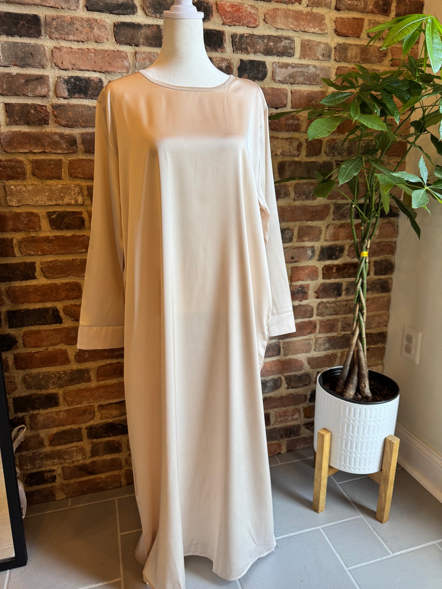 Two Piece Abaya set with Belt