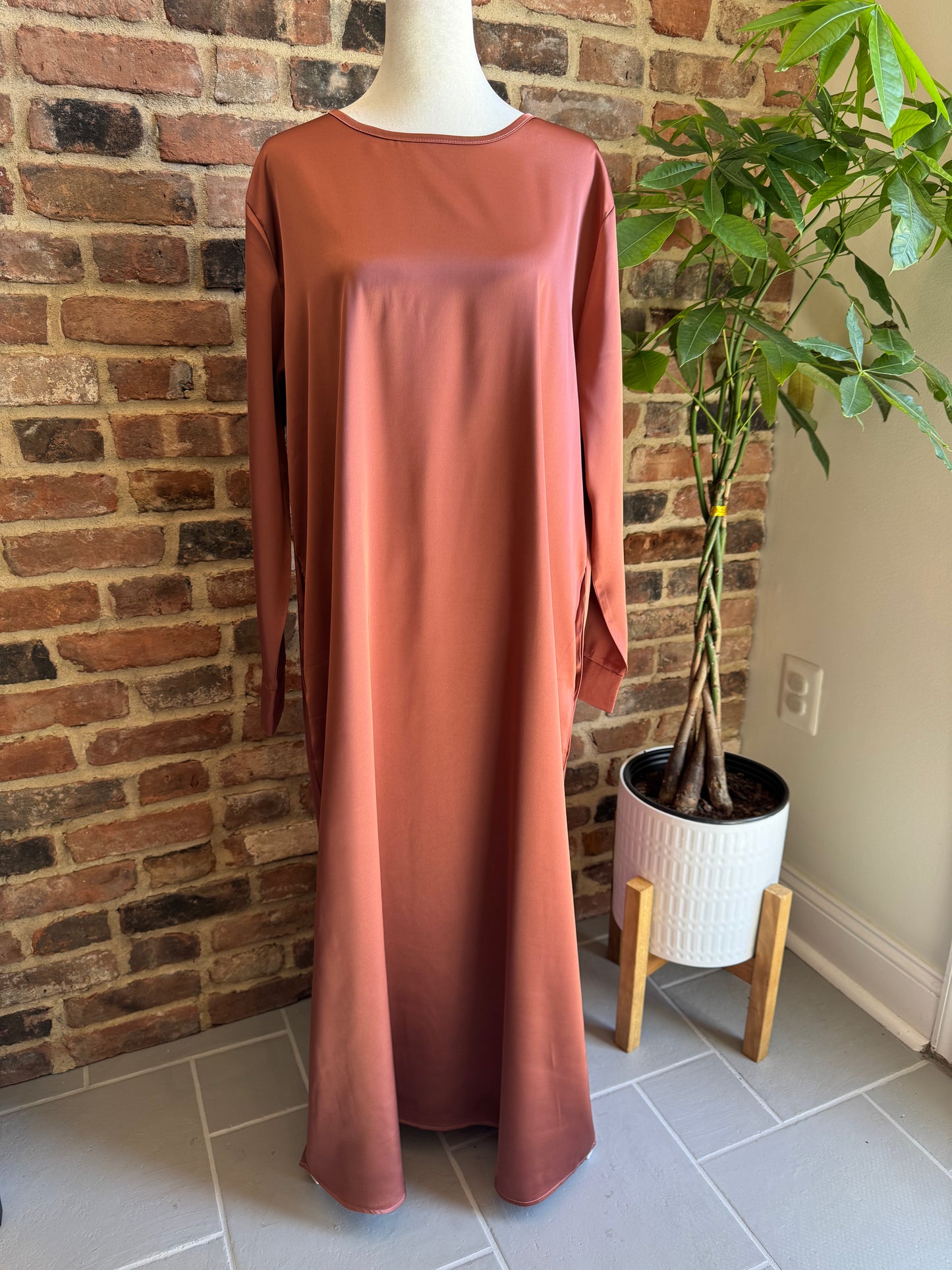 Two Piece Abaya set with Belt