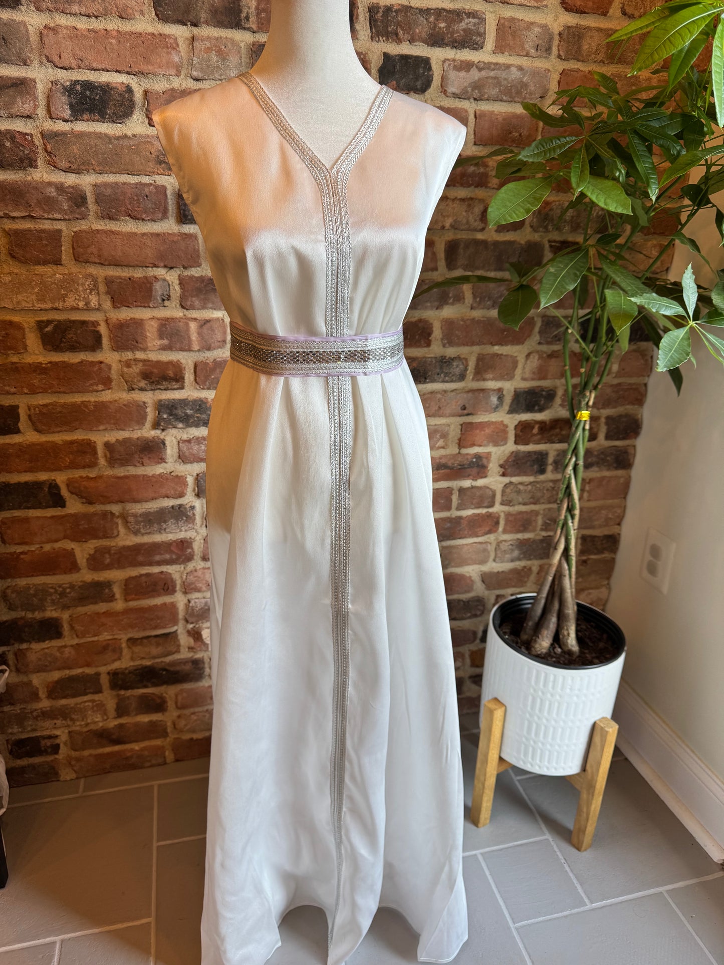 Two Piece Abaya set with Belt