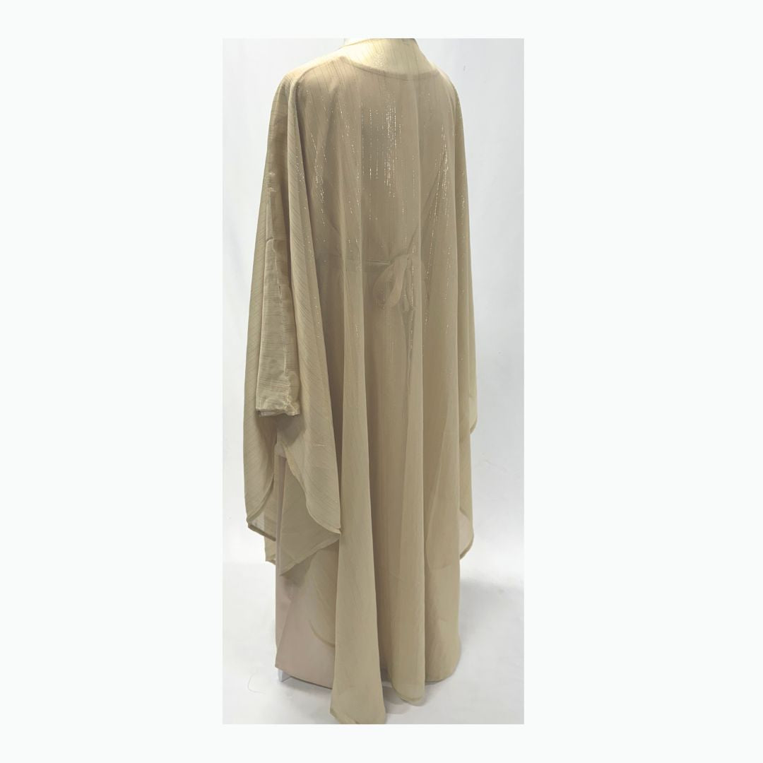 Two Piece Abaya set with Belt