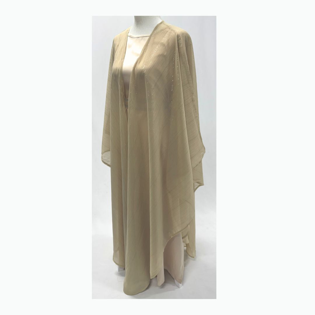Two Piece Abaya set with Belt