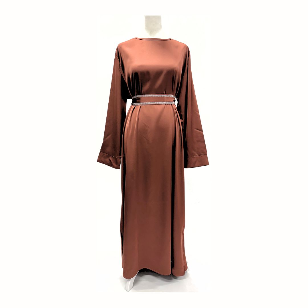 Two Piece Abaya set with Belt