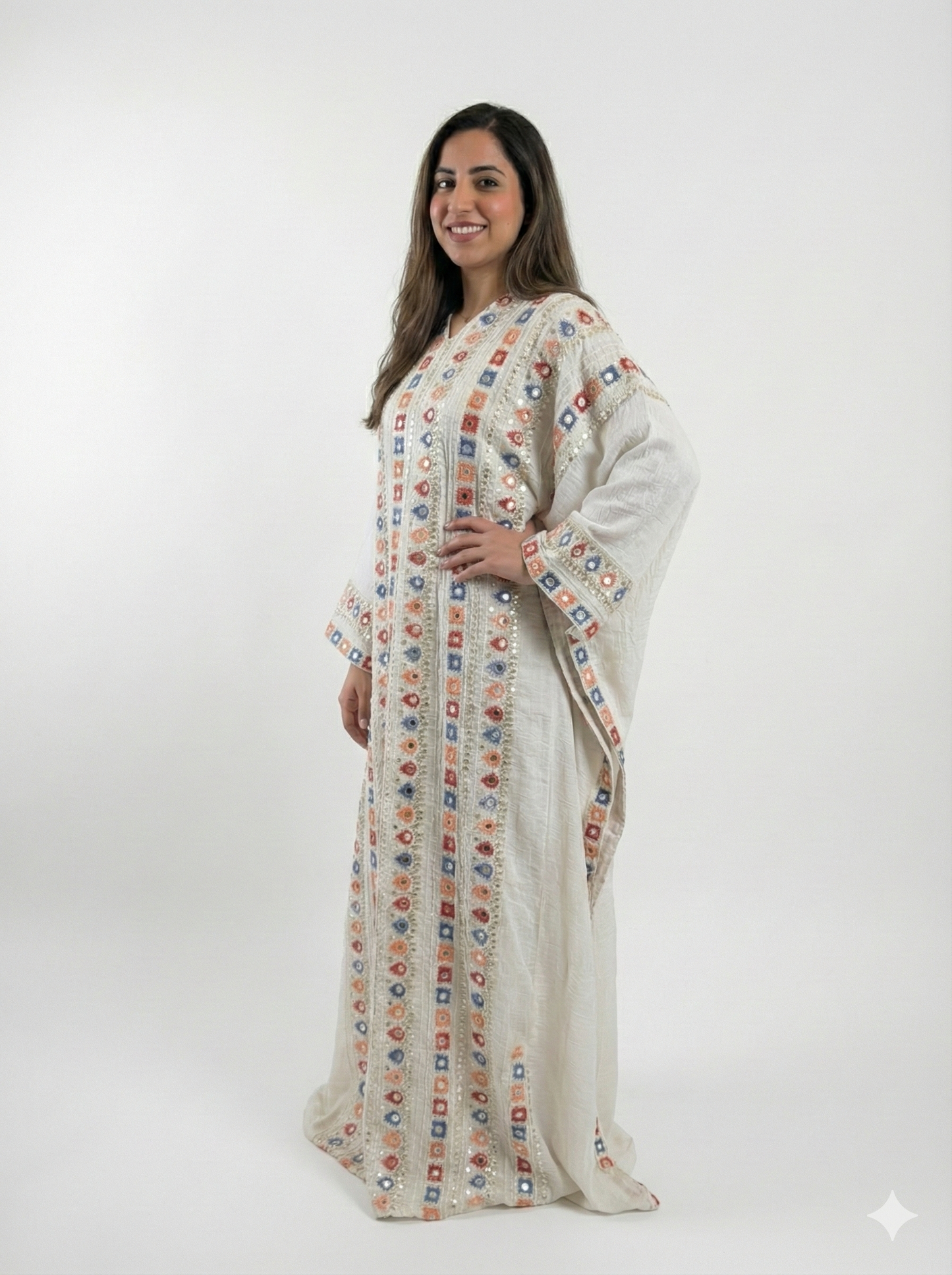 Embroidered Butterfly Dress - Mirrors Style