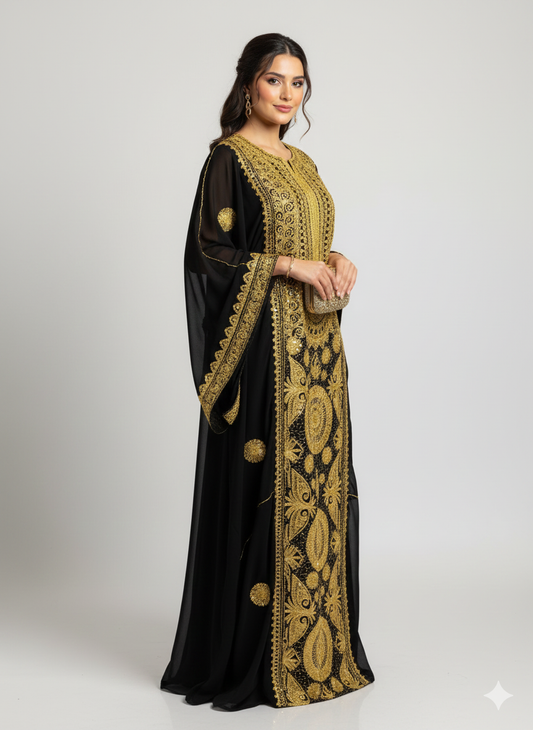 Handmade Iraqi Hashmi Wedding Dress or Thobe Nashel